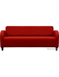 Диван Brioli Карл трехместный (экокожа, L19 красный)