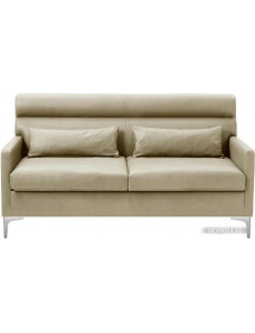 Диван Brioli Отто двухместный (экокожа, L7 бежевый)