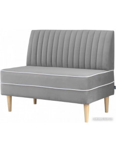 Диван Brioli Рони П двухместный 1.2м (V2/светло-серый)