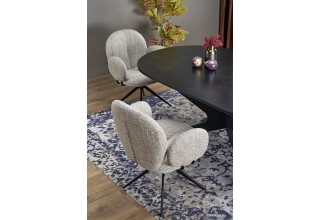 Halmar Sandro 180-240/100/76 (черный/черный)