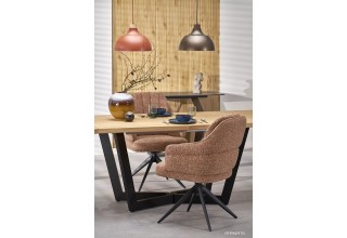 Halmar Massive 2 160-250/90/77 (дуб натуральный/черный)