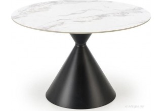 Halmar Garet 120/76 (белый мрамор/черный)