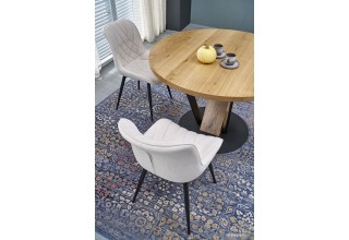 Halmar Fanis okragly 120-160/120/78 (натуральный/черный)