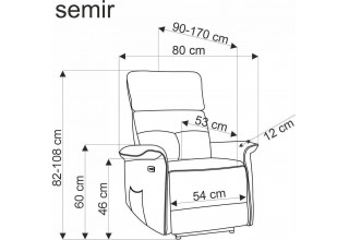 Halmar Semir 2 (серый)
