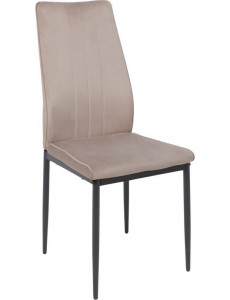 Стул AksHome Oreo (серо-бежевый велюр HLR-9/черный)