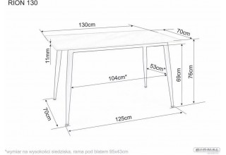 Signal Rion 130/70/76 (серый лак/черный)