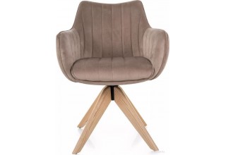 Signal Azalia D Velvet Bluvel 40 (темно-бежевый/дуб)