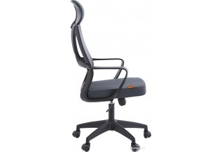 CHAIRMAN CH636 (ткань, черный пластик/темно-серый)