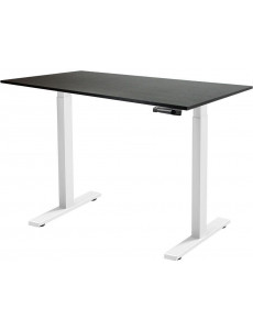Стол ErgoSmart Manual Desk Compact FR 1200х650х18 мм (ЛДСП дуб мореный/белый)