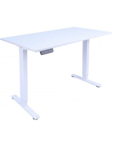 Стол ErgoSmart Electric Desk Light 1200х650х18 мм (альпийский белый/белый)