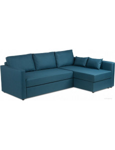 Угловой диван Mio Tesoro Тилаус длинный подлокотник (Turquoise)