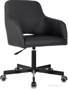 Офисное кресло Бюрократ CH-380M (черный экокожа)