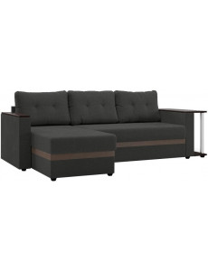 Диван Mio Tesoro Атланта 110 (Savana Grey/Ecostile Chocolate)