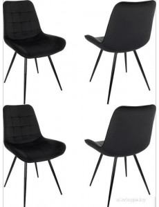 Стул Бюрократ CH-K2 4 шт (черный Holland 75/черный)