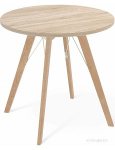 Кухонный стол Sheffilton SHT-TU9/TT 80 ЛДСП (прозрачный лак/дуб сонома)