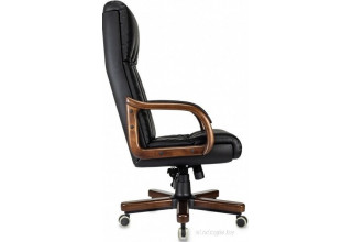 Бюрократ T-9932Walnut (черный, экокожа)