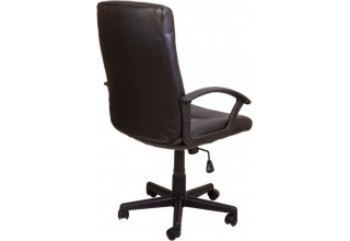 AksHome Polo Eco (экокожа/ткань, черный)