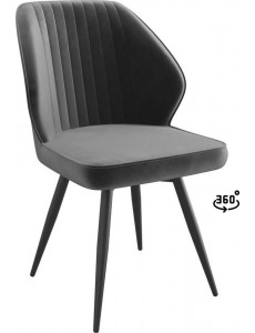 Стул Мамадома Michael-R1 360 (d10 Hematite Lux/черный)