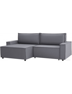 Угловой диван Mio Tesoro Дюссельдорф 293 1.5ек-1.5пф (1173 Savanna Plus Grafit)