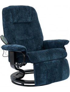 Массажное кресло Calviano 22 (синий плюш)