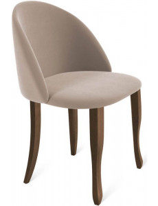 Стул Sheffilton SHT-ST35/S122 (латте/темный орех/черный муар)