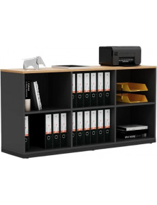 Тумба Crafto Поли 05 150x40x75 (графит дуб)