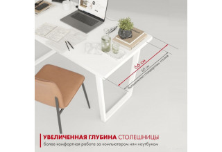 Домус СП013 12.013.403.01 (белый/металл белый)