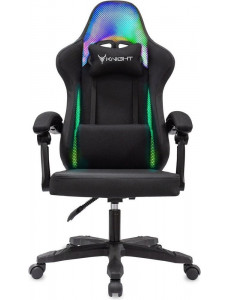 Игровое (геймерское) кресло Knight Wolf RGB (черный)