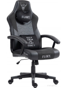 Игровое (геймерское) кресло FLOKY Huginn Black (черный)