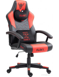 Игровое (геймерское) кресло FLOKY Huginn Red (красный)