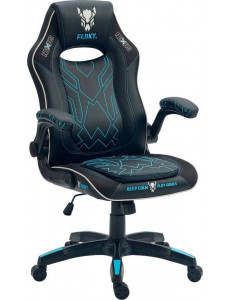 Игровое (геймерское) кресло FLOKY Nexus Black-Blue V2