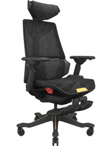 Игровое (геймерское) кресло ErgoSmart Bloodragon (черный/золотистый)