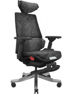 Игровое (геймерское) кресло ErgoSmart Bloodragon (черный/серебристый)