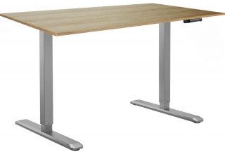 ErgoSmart Manual DESKFIT DF100 1200х650х18 мм (дуб натуральный/серый)