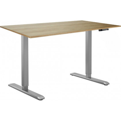 ErgoSmart Manual DESKFIT DF100 1200х650х18 мм (дуб натуральный/серый)