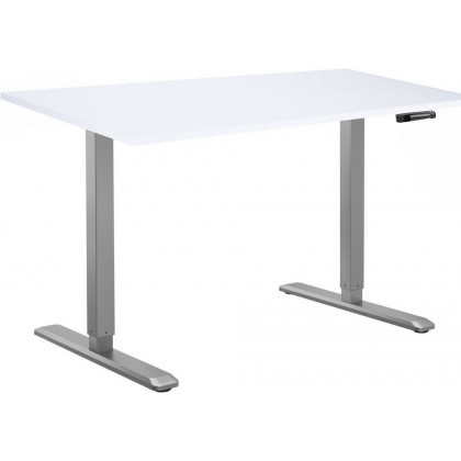 ErgoSmart Manual DESKFIT DF100 1200х650х25 мм (альпийский белый/серый)