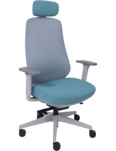 Офисное кресло AksHome Fenix (светло-серый/бирюзовый/серый полиамид)