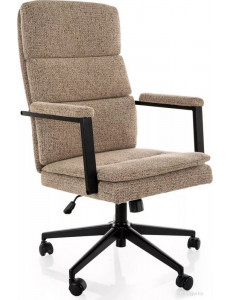 Офисное кресло Signal Q-090 (Noelle 33 темно-бежевый/черный)