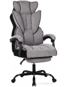 Игровое (геймерское) кресло King Style Pluffy Fabric Black (серый)