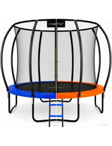 Батут AMETIST Pro Inside D312-10FT (синий/оранжевый)