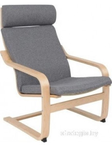 Интерьерное кресло AksHome Relax (ткань, серый QS-9)