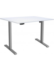 Стол с регулировкой высоты ErgoSmart Electric Desk Slim 1200х650х25 мм (Ясень Тронхейм/серый)