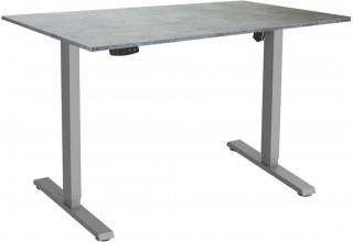 ErgoSmart Electric Desk Slim 1200х650х18 мм (бетон чикаго/серый)