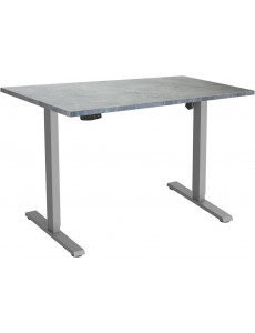 Стол с регулировкой высоты ErgoSmart Electric Desk Slim 1200х650х25 мм (бетон чикаго/серый)