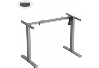 ErgoSmart Electric Desk Slim 1200х650х25 мм (бетон чикаго/серый)